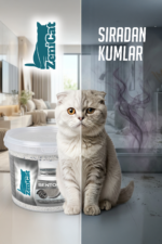 Aktif Karbonlu Kedi Kumu 10 Lt İnce Taneli Bentonit  ZeniCat - Görsel 2