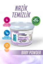 Bebek Pudrası Kedi Kumu 10 Lt İnce Taneli Bentonit  ZeniCat