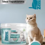 ZeniCat Naturel Bentonit Kedi Kumu 10 Lt – Kokusuz, %100 Doğal, Toz Oranı Azaltılmış, Güçlü Topaklanan