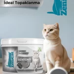 ZeniCat Aktif Karbonlu Bentonit Kedi Kumu 8 Lt – İnce Taneli, Güçlü Topaklanan, Koku Kontrolü