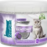 ZeniCat Lavantalı Gri Aktif Karbonlu Bentonit Kedi Kumu 8 Lt – İnce Taneli, Güçlü Topaklanan, Koku Kontrolü