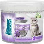 ZeniCat Lavantalı Gri Aktif Karbonlu Bentonit Kedi Kumu 10 Lt – İnce Taneli, Güçlü Topaklanan, Koku Kontrolü