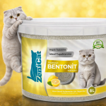 Limonlu Bentonit Kedi Kumu 8 Lt – İnce Taneli, Güçlü Topaklanan, Koku Kontrolü, Doğal Kum