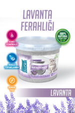 Lavantalı Kedi Kumu 5 Lt İnce Taneli Bentonit  ZeniCat