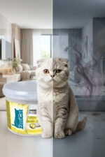 Limonlu Kedi Kumu 5 Lt İnce Taneli Bentonit  ZeniCat - Görsel 2
