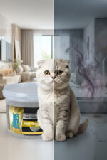 ZeniCat Premium Yeşil Aktif Karbonlu Bentonit Kedi Kumu 10 Lt – Kokusuz, Sıfır Toz, Üst Düzey Koku Hapsi - Görsel 2