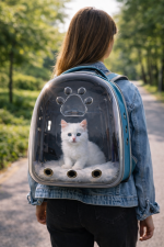 Premium Astronot Tasarım Kedi Taşıma Çantası - Görsel 3