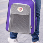 Premium Açılabilir Mor Kedi Taşıma Çantası