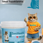 ZeniCat ZeniHealth Erken Teşhis Bentonit Kedi Kumu 8 Lt – pH Seviyesine Göre Renk Değiştiren, Kan Tespitli, İnce Taneli
