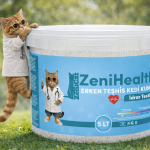 ZeniCat ZeniHealth Erken Teşhis Bentonit Kedi Kumu 5 Lt – pH Seviyesine Göre Renk Değiştiren, Kan Tespitli, İnce Taneli