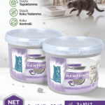Bebek Pudrası Kedi Kumu 2x10 Lt İnce Taneli Bentonit  ZeniCat