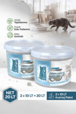 Marsilya Sabunlu Kedi Kumu 2x10 Lt İnce Taneli Bentonit  ZeniCat