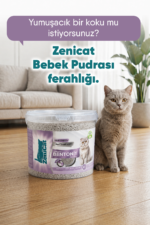 Bebek Pudrası Kedi Kumu 2x10 Lt İnce Taneli Bentonit  ZeniCat - Görsel 2