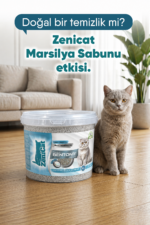 Marsilya Sabunlu Kedi Kumu 2x10 Lt İnce Taneli Bentonit  ZeniCat - Görsel 2