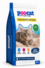 Poocat Baby Powder Doğal Bentonit Kedi Kumu 10 L - Görsel 3